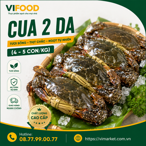Cua 2 da (4 - 5 con/kg)