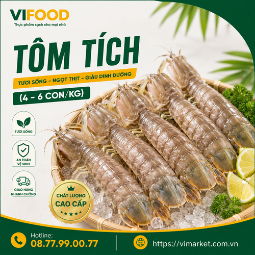 Tôm Tích (4 - 6 con/kg)