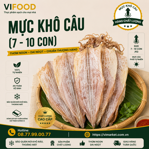 Mực khô câu (7 - 10 con)