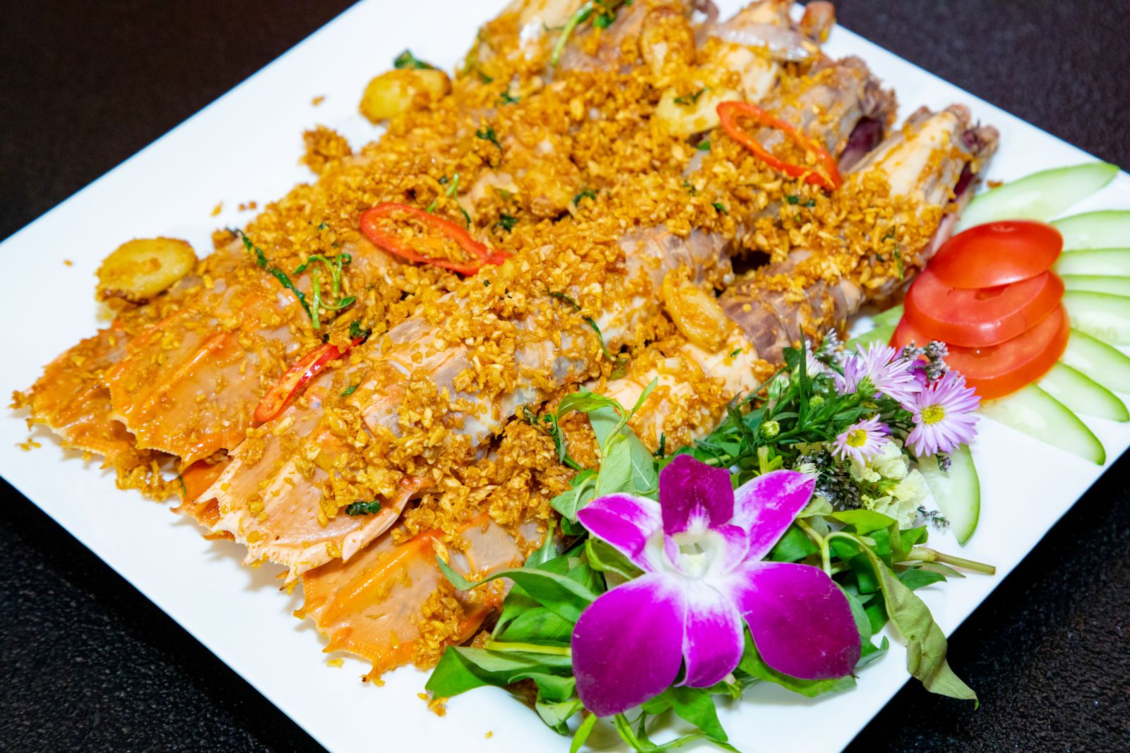 Tôm tích rang bơ tỏi