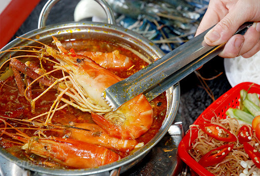 Lẩu tôm càng xanh