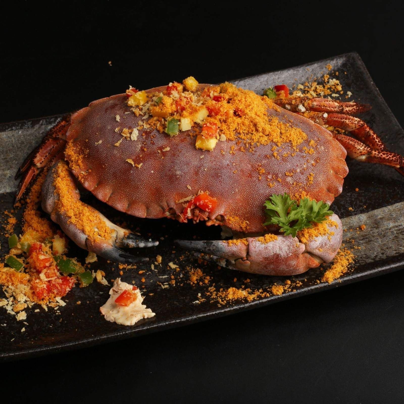 Cua nâu nướng