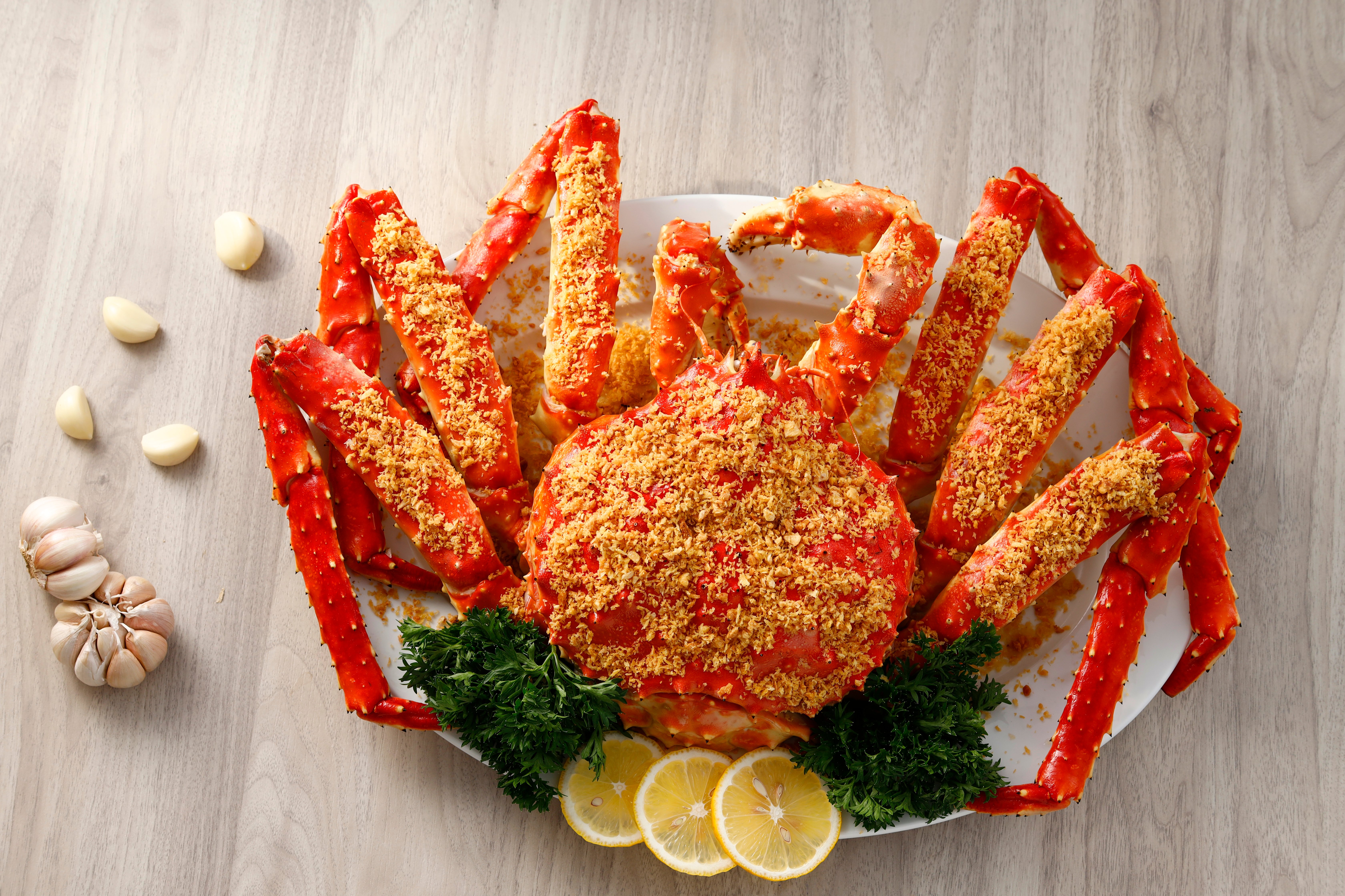King Crab nướng bơ tỏi