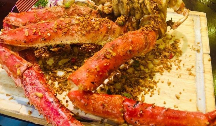 Cua Hoàng Đế rang muối