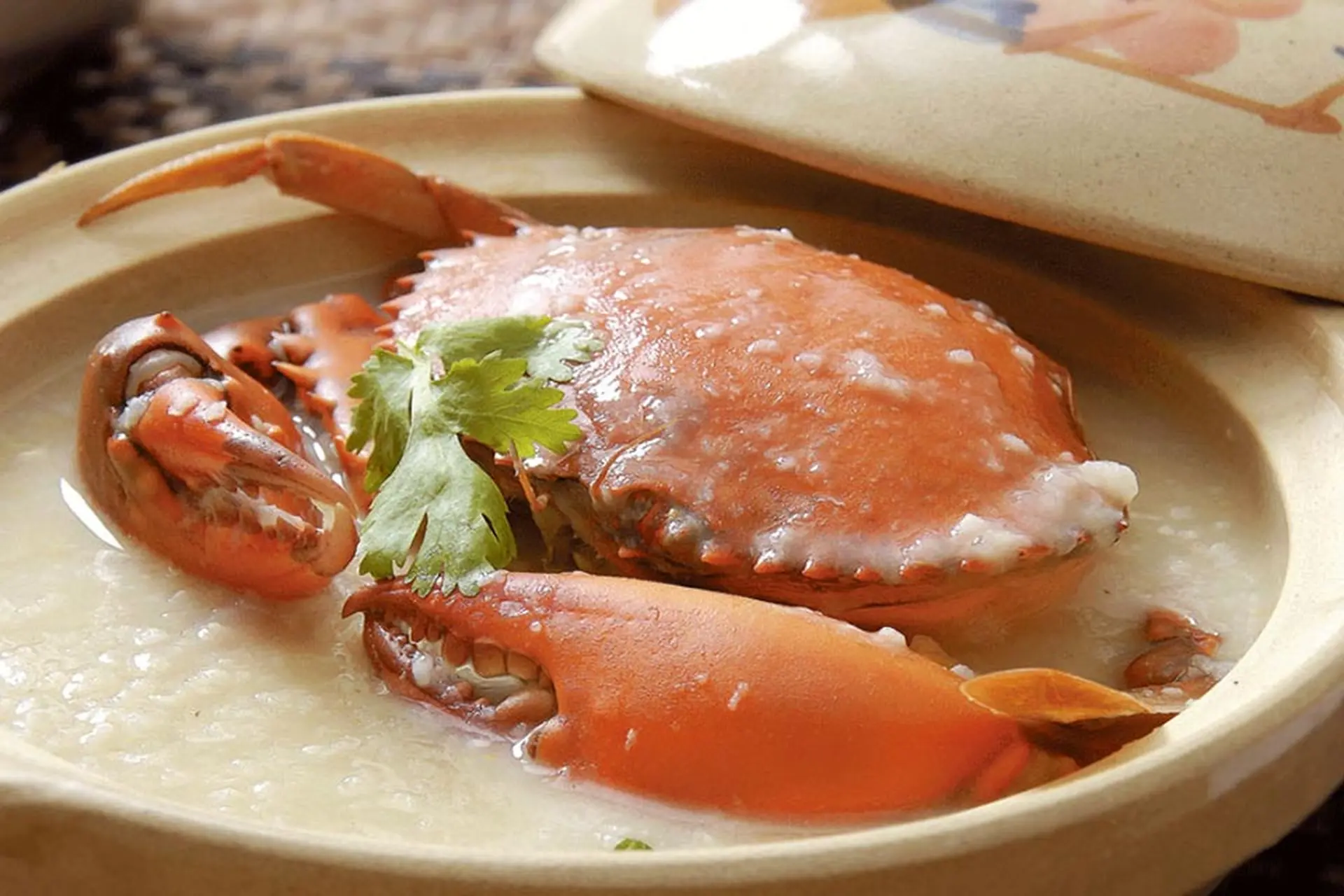 Cháo cua gạch Cà Mau