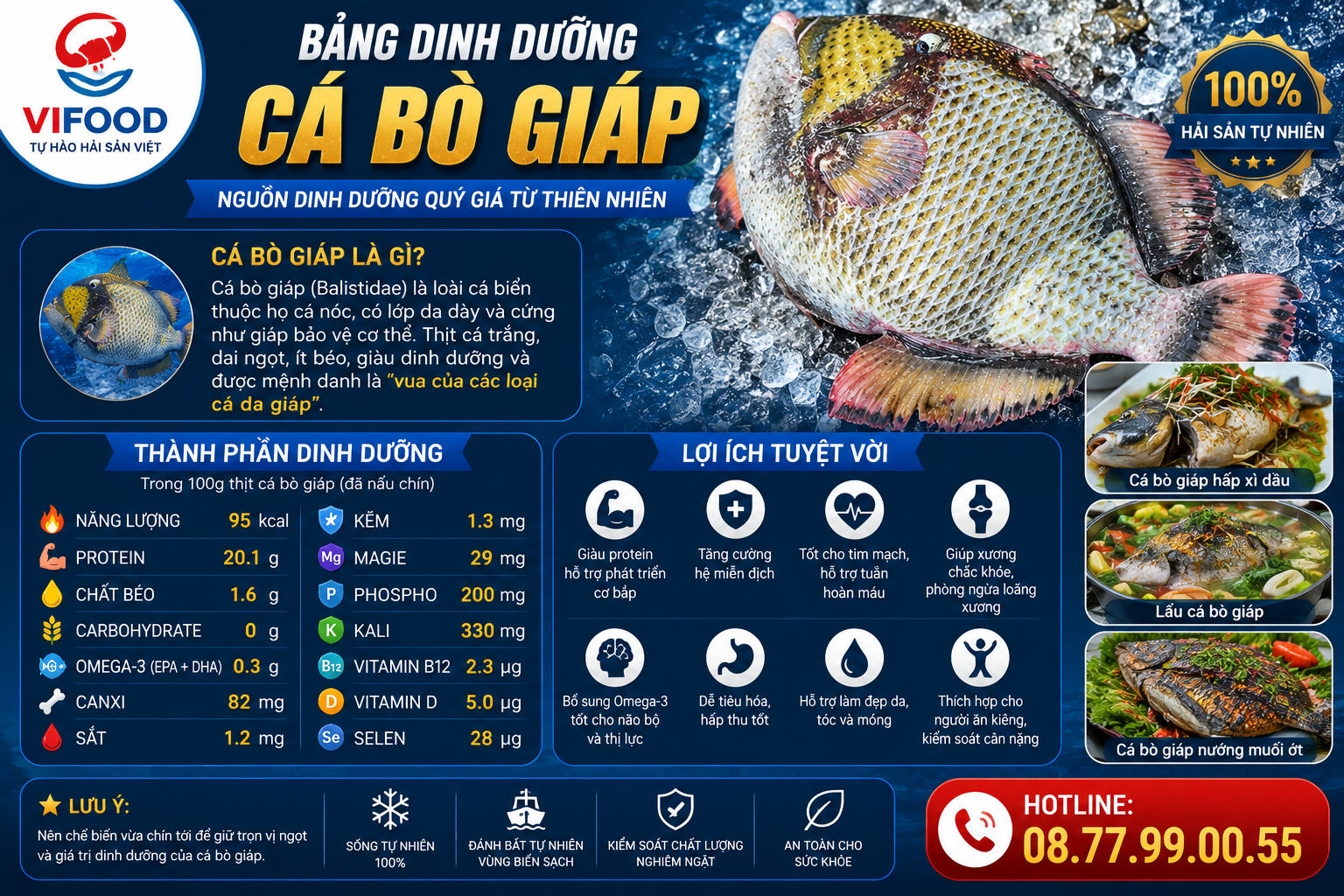 Dinh dưỡng cá bò giáp
