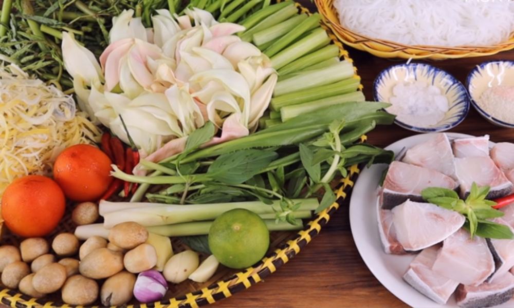 Nguyên liệu nấu lẩu cá thờn bơn