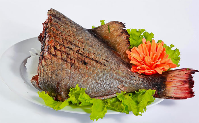 Da cá bò giáp chiên giòn