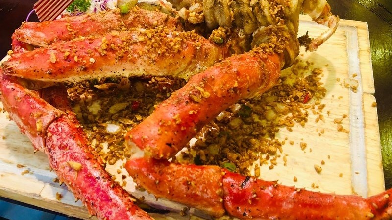 Cua hoàng đế nướng phô mai