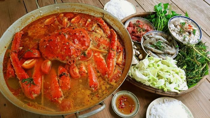 Lẩu cua hoàng đế