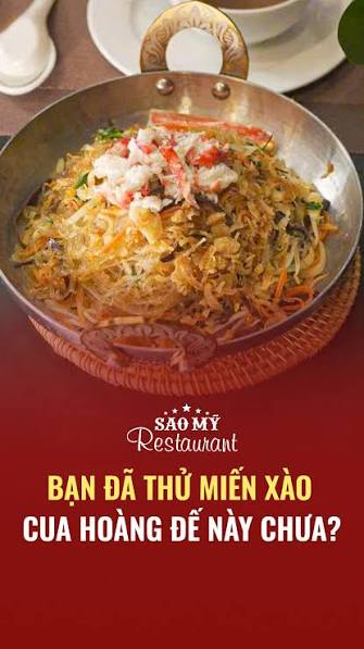 Mì xào cua hoàng đế