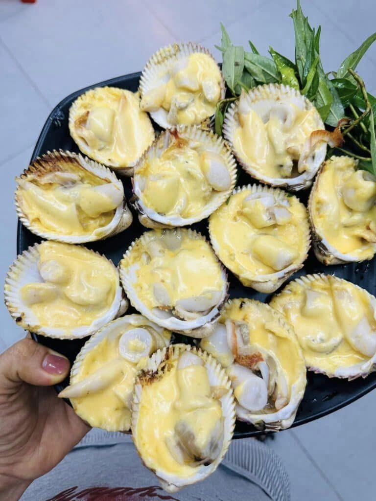 Sò dương nướng phô mai