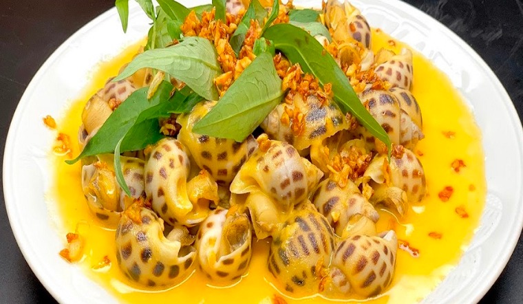 Ốc hương xào bơ tỏi