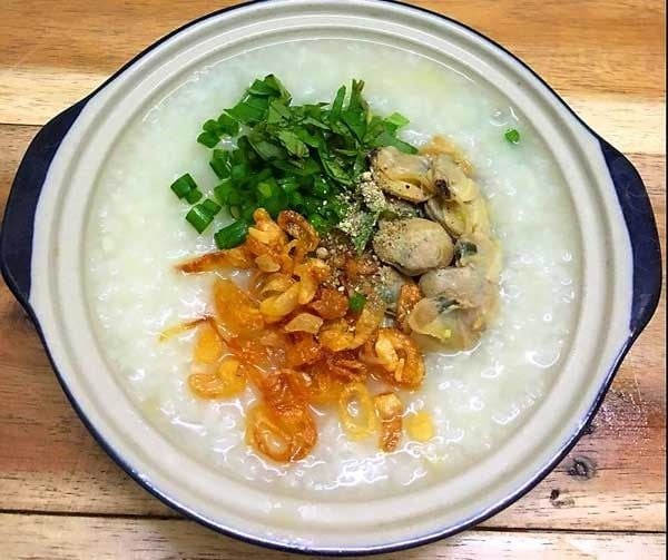 Cháo ngao 2 cồi