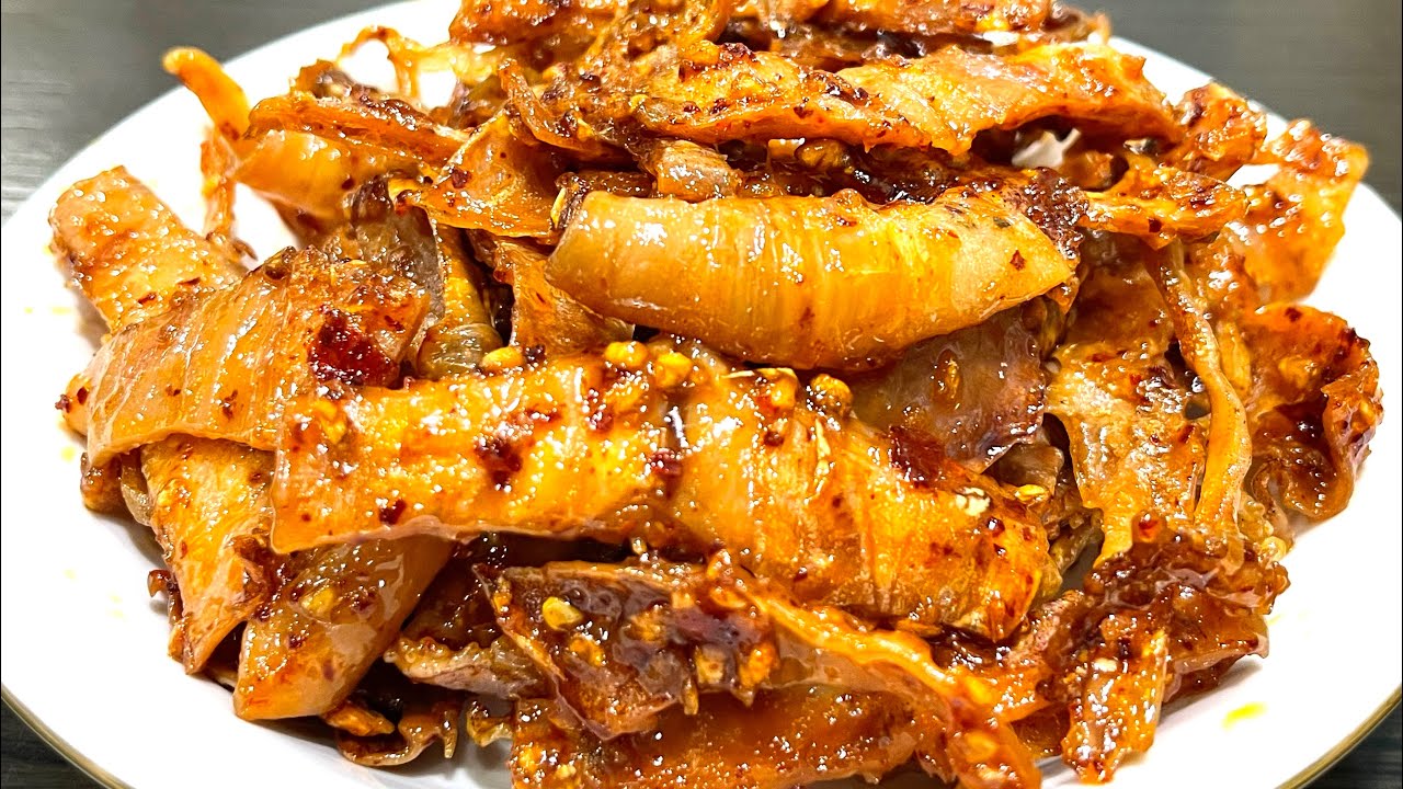 Mực khô chiên nước mắm