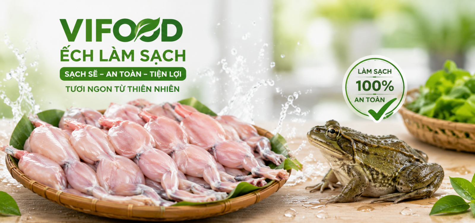 Ếch Làm Sạch Tươi Ngon Giá Sỉ VIFOOD