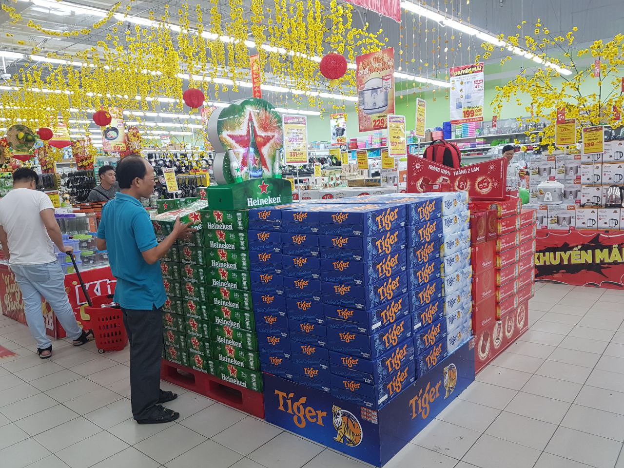 Đại lý Bia Tiger, Heineken, Sài Gòn Tại Hóc Môn