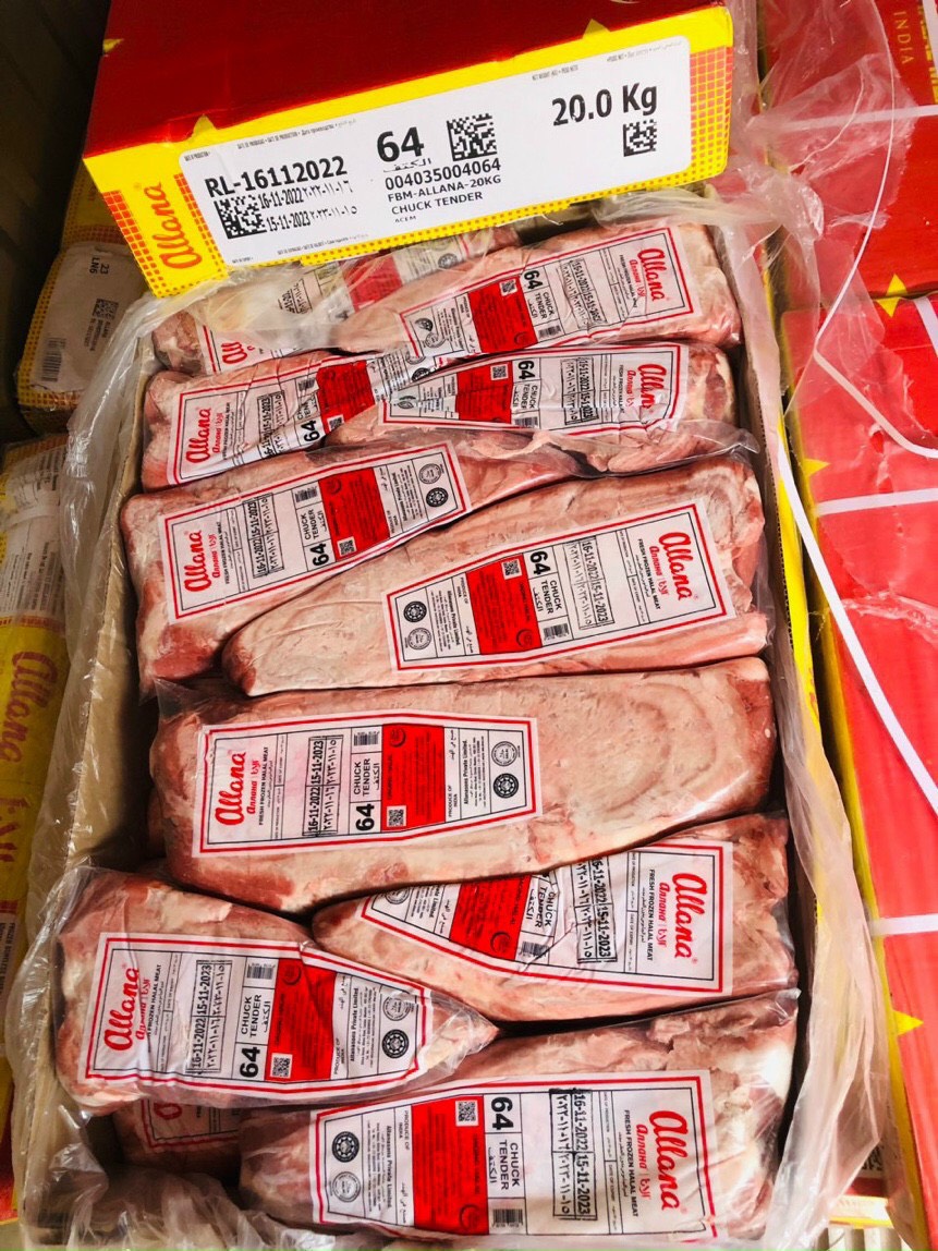 Thịt bắp cá lóc trâu Ấn Độ Allana 64 mã 64 KL 20kg